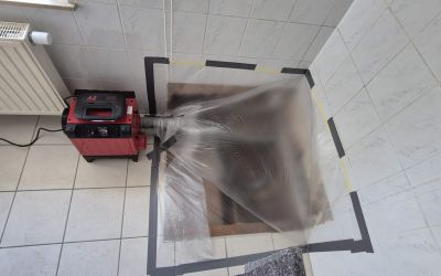 Plate Bauunternehmen Dresden Hohlraumtrocknung mit Absorbtionstrockner